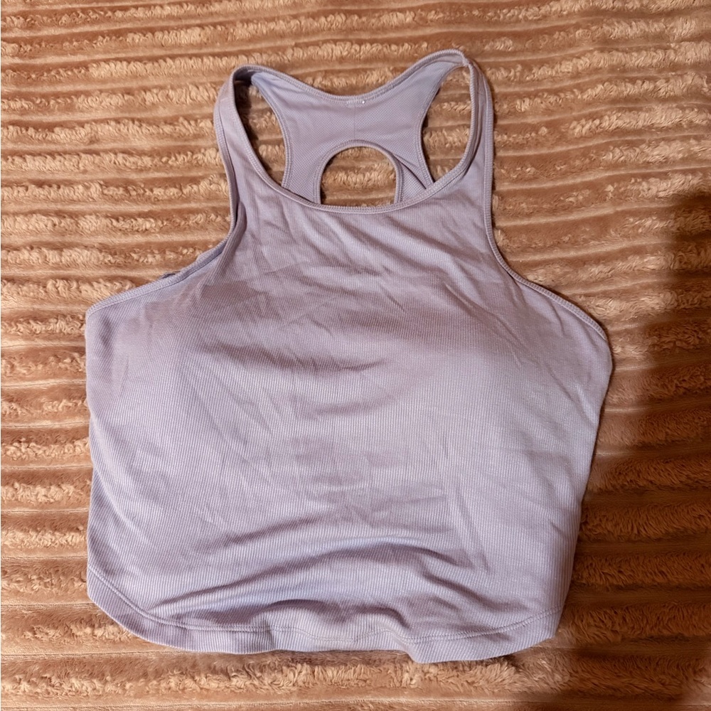 Women's Lavender Cropped Bra Top